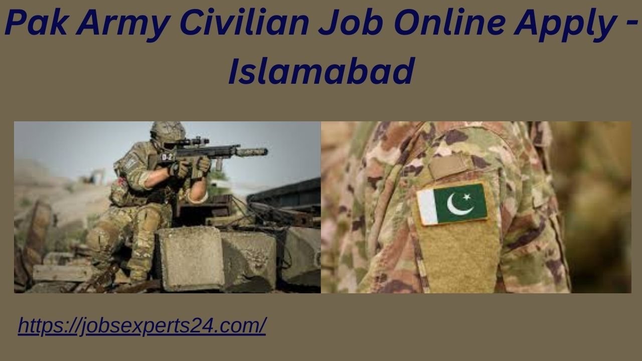 Pak Army Civilian Job Online Apply