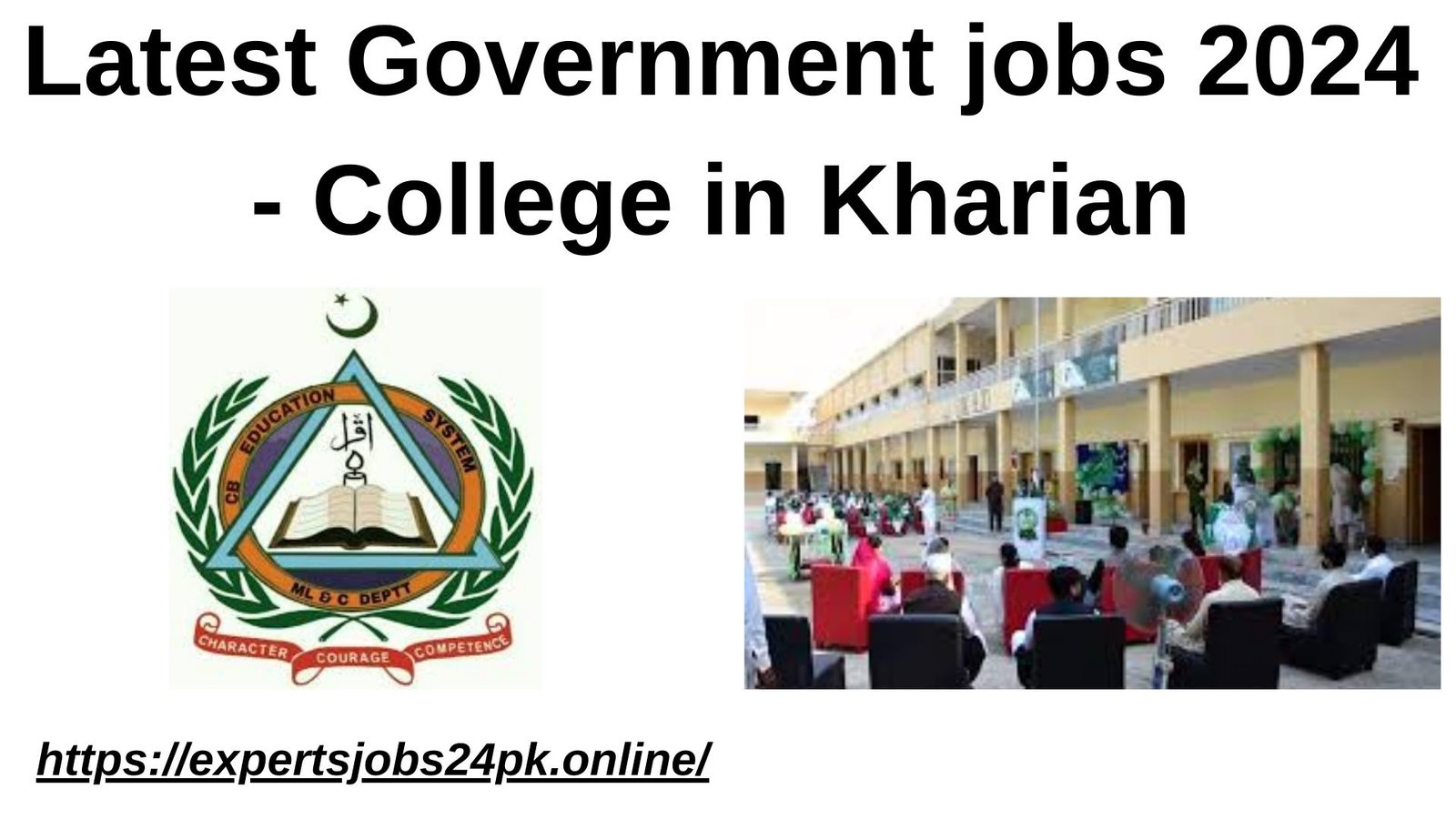 Latest Government jobs 2024 - College in Kharian