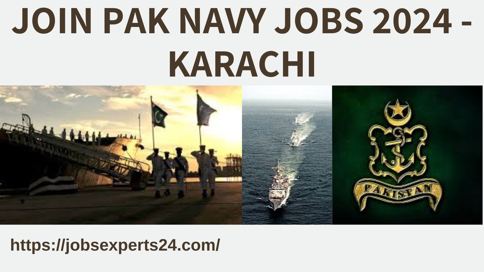 Join Pak Navy Jobs 2024 - Karachi