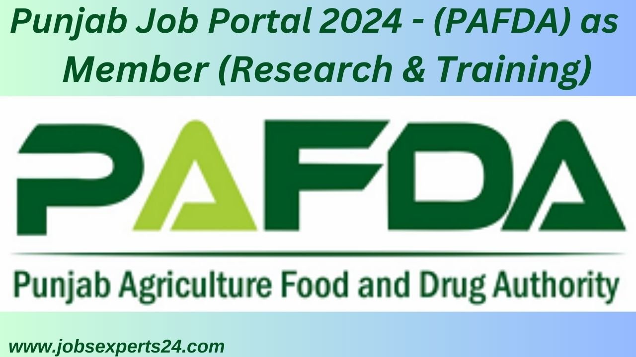 Punjab Job Portal 2024 - (PAFDA)